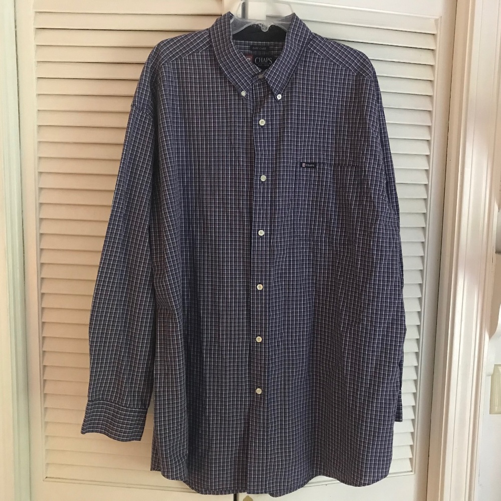 Men’s Chaps long sleeve shirt Size 2XL tall